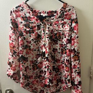 Candie's Multicolor Floral Blouse